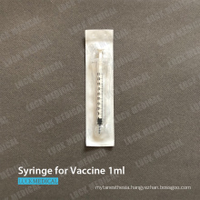Disposable Syringes For Vaccines 1ml